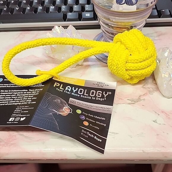 PLAYOLOGY Toys That Makes Scents To Dogs 1 Small  KNOTTED ROPE Chew N… - Picture 2 of 5